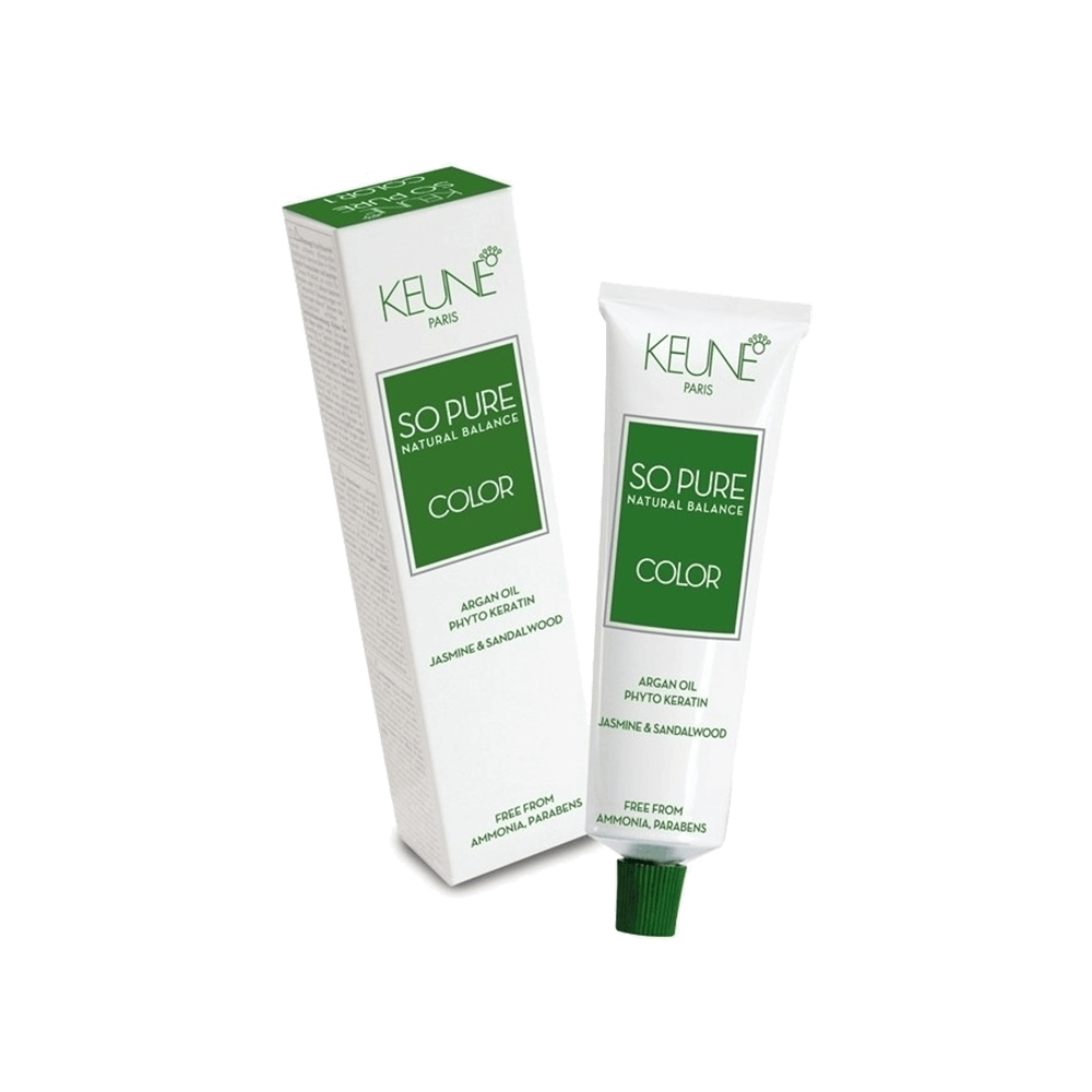 Coloração Keune So Pure Color 60ml 8.1 Louro Claro Cinza - tubo e embalagem