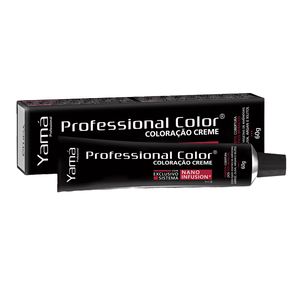 Coloração Yamá Professional Color Nano Infusion 6.1 Louro Escuro Acinzentado - embalagem 60g