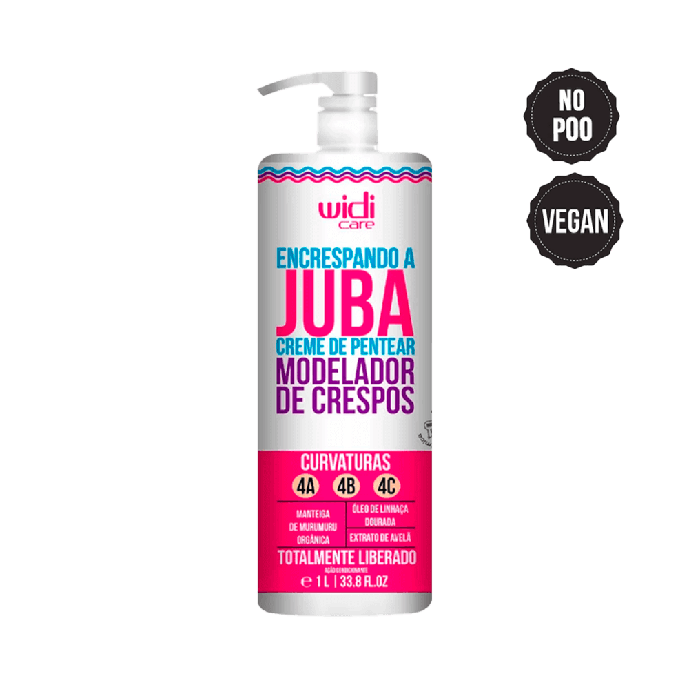 Creme de Pentear Widi Care Encrespando a Juba 1000ml - embalagem frontal