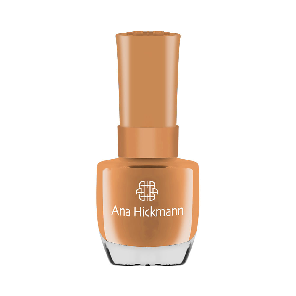Esmalte Ana Hickmann Liberdade - frasco em vidro transparente, tom nude quente, acabamento cremoso
