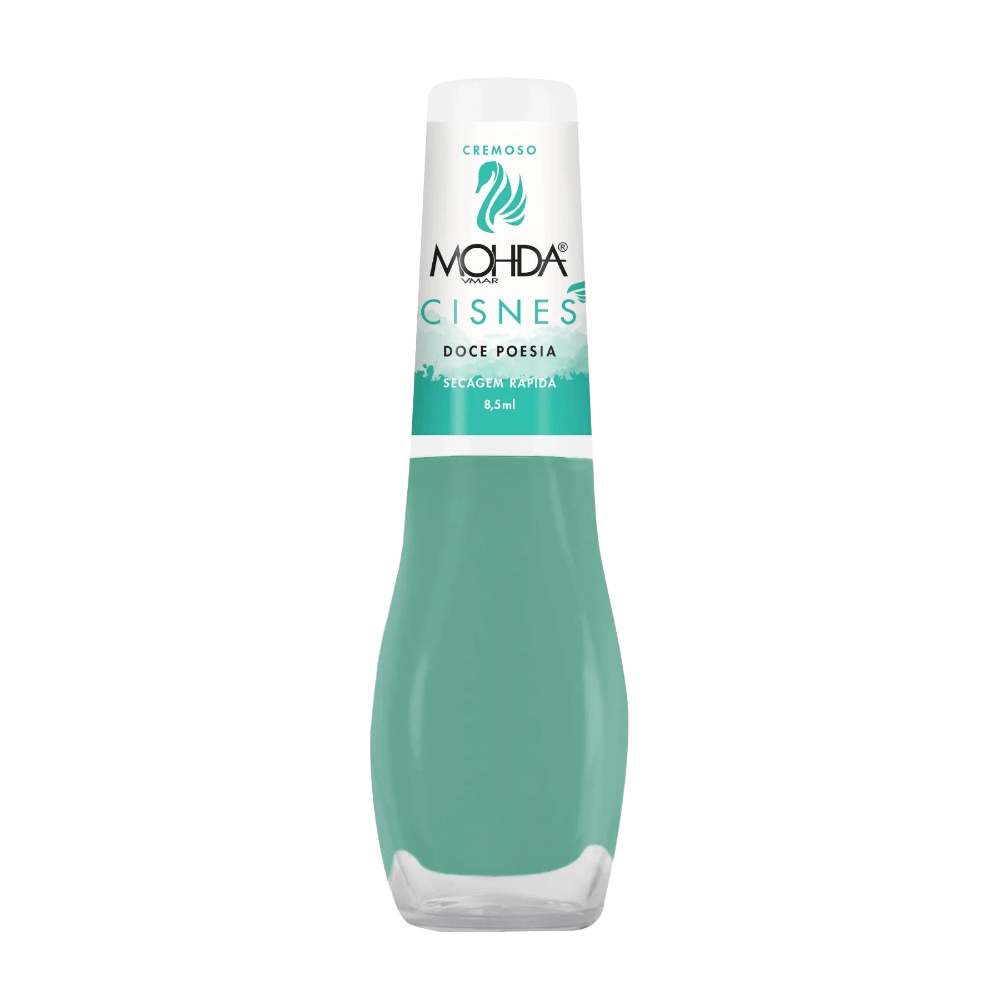 Esmalte Mohda Cisnes Doce Poesia verde cremoso 8,5ml