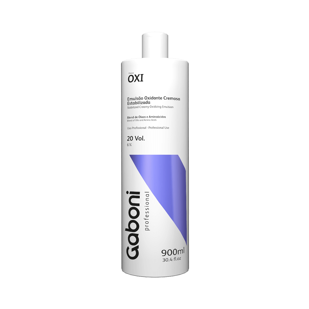 Frasco do Oxidante Gaboni Cremoso Deep Oxi 20 Volumes 900ml