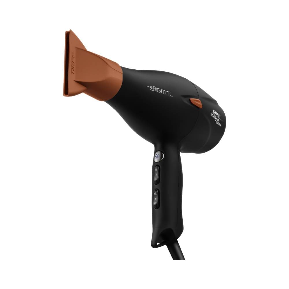 Secador Taiff Vulcan Digital mostrando controles e bocal direcionador