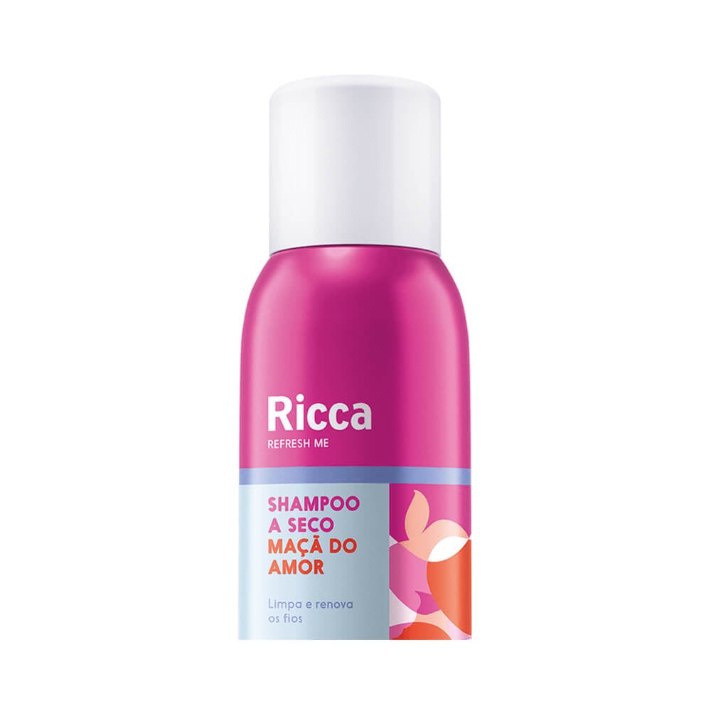 Detalhe da embalagem spray do Shampoo a Seco Ricca