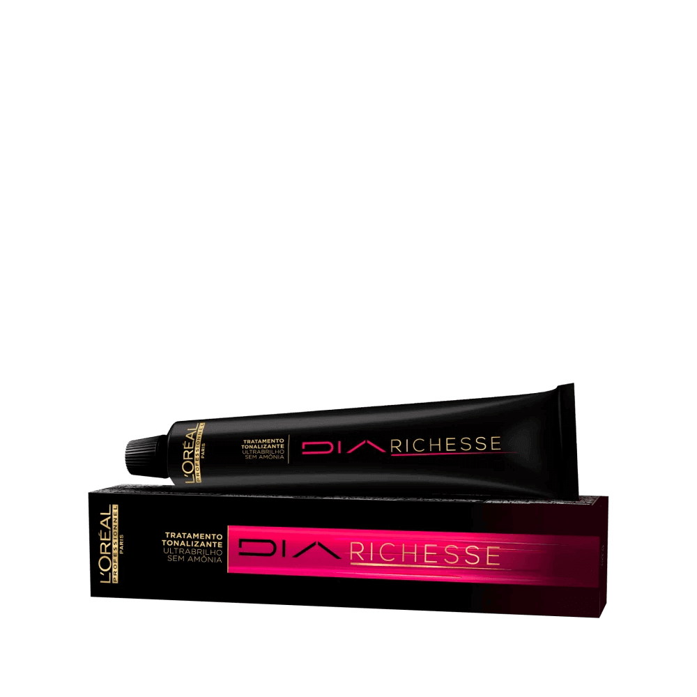 Coloração L'Oréal Professionnel DiaRichesse 6.0 Louro Escuro Profundo 50g - embalagem e caixa