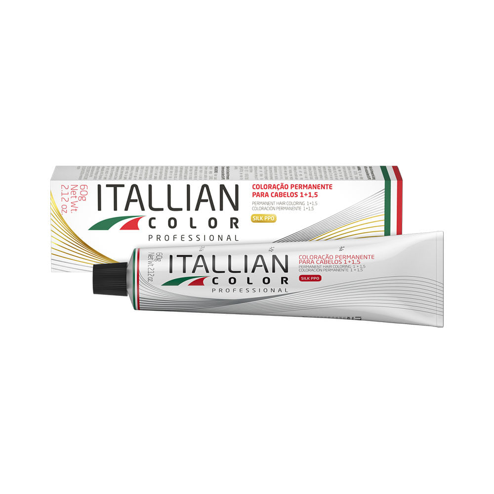 Coloração Itallian Color 9.89 Louro Claro Pérola - embalagem 60g
