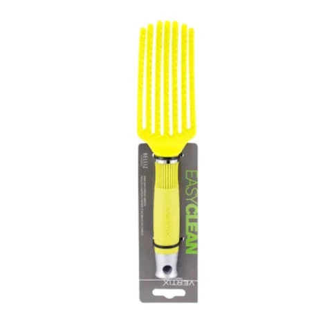 Escova Vertix Easy Clean com embalagem mostrando base ventilada e cerdas