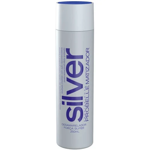 Máscara Desamarelador Probelle Silver Força 250ml - embalagem prata