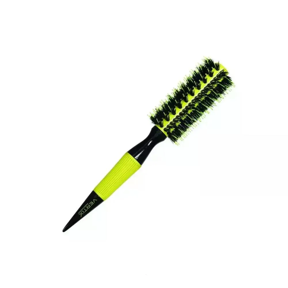 Detalhe da escova Vertix Ceramic Color 19 com cabo ergonômico