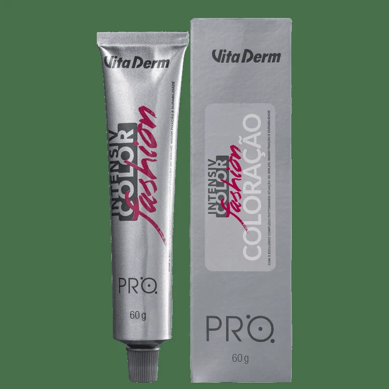 Coloração Intensiv Color Vita Derm 6.41 Louro Escuro Cobre Acinzentado - tubo 60g e embalagem
