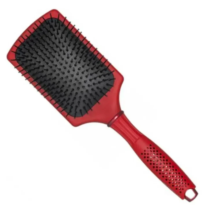 Detalhe das cerdas e cabo perfurado da Escova Vertix X4000 Pro Racket