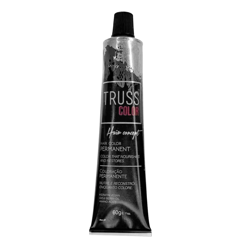 Tubo da coloração Truss 3.0 Castanho Escuro sobre fundo branco
