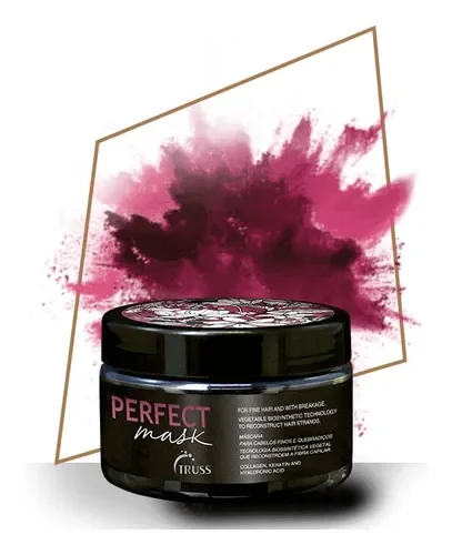 Pote fechado da Máscara Capilar Truss Perfect Mask 180g com design elegante