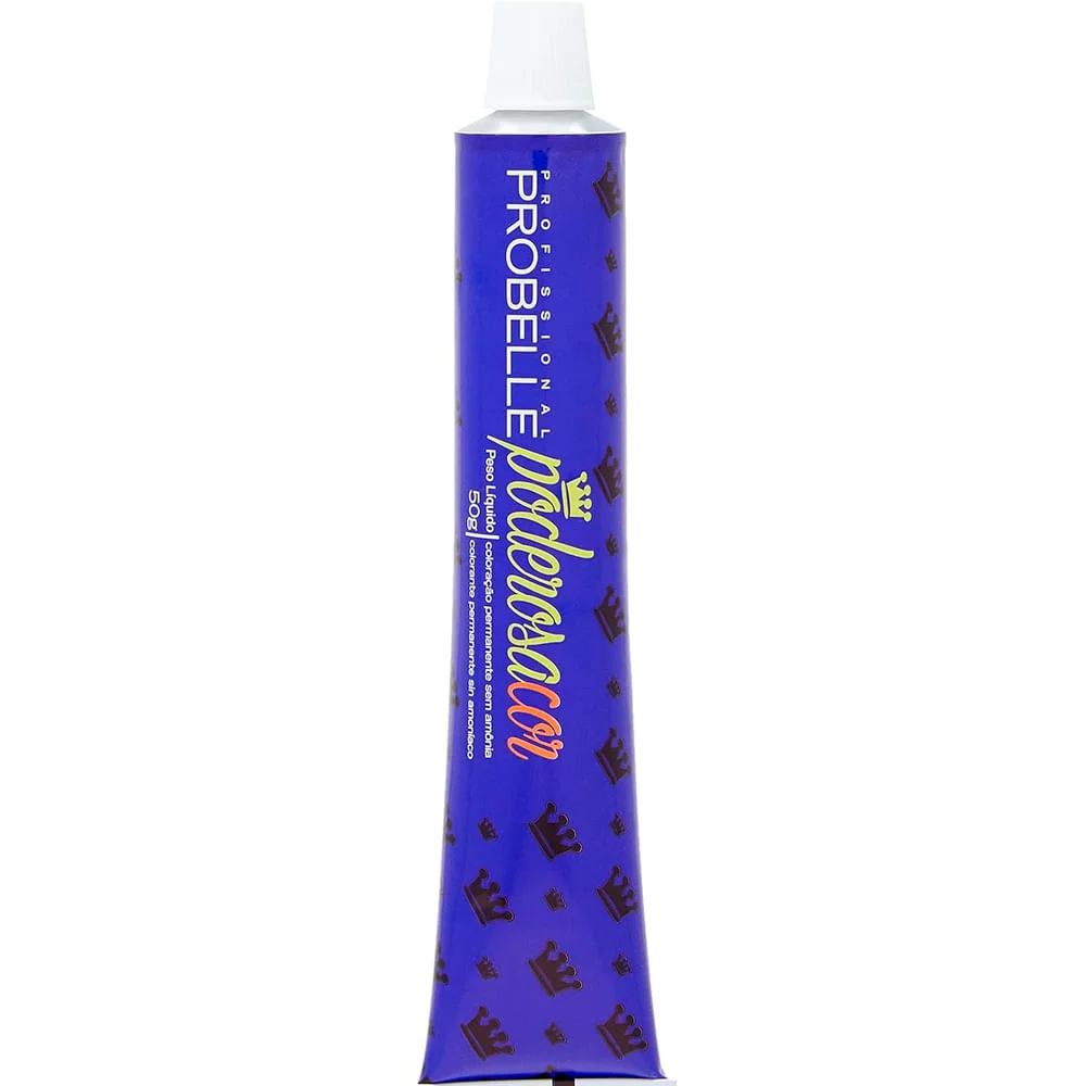 Tonalizante Probelle tubo roxo 50g - detalhe da embalagem