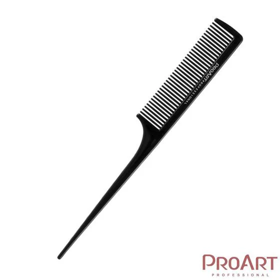 Pente fino ProArt mostrando dentes e cabo ergonômico
