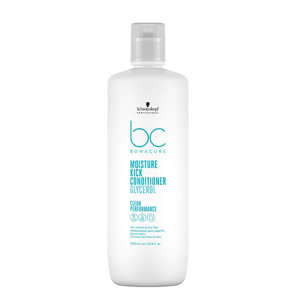 Condicionador Bonacure Moisture Kick 1000ml - rótulo com destaque Glycerol