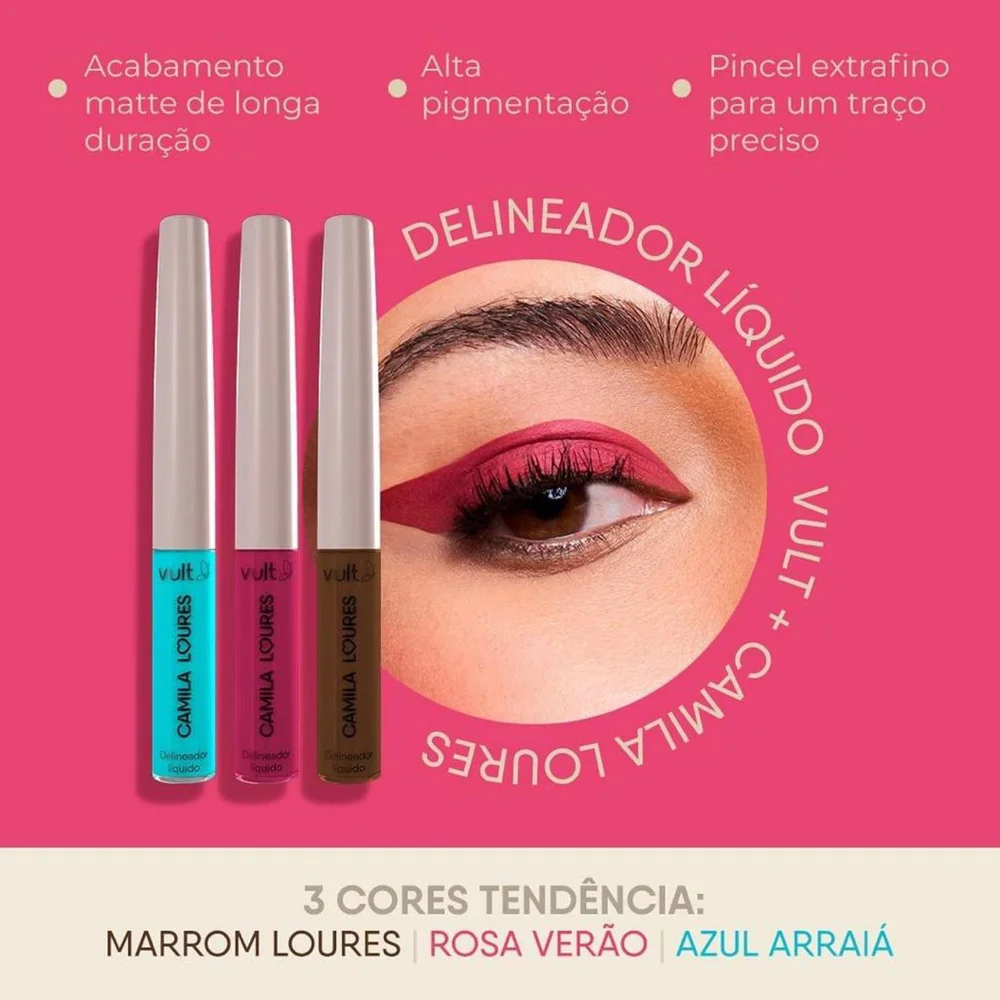 Vult Camila Loures - variedade de cores com destaque para marrom