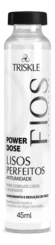 Ampola Power Dose Triskle Fios de Porcelana Lisos Perfeitos 45ml