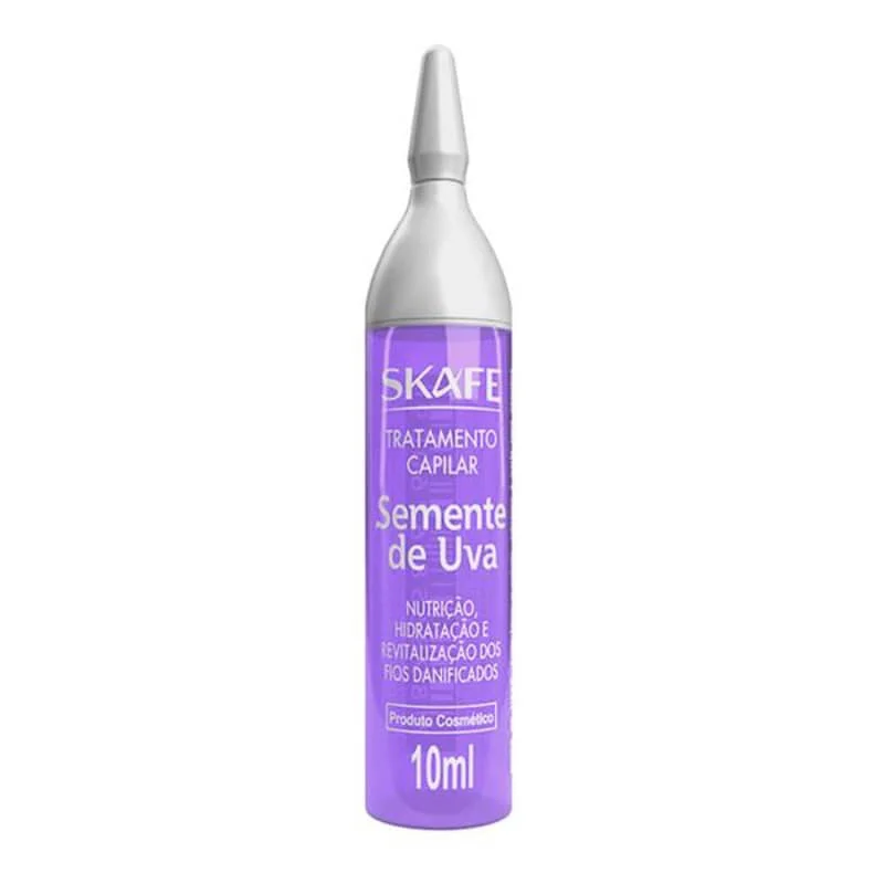 Ampola de Tratamento Capilar Skafe Semente de Uva 10ml