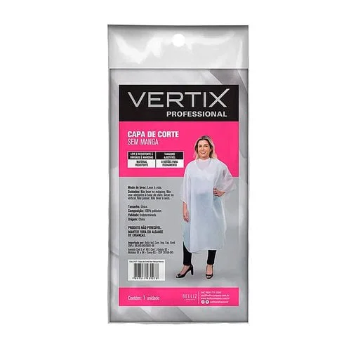 Embalagem do produto Vertix Professional Capa de Corte Sem Manga