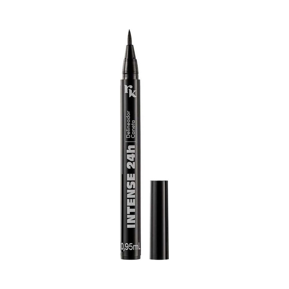 Caneta Delineadora RK By Kiss NY Intense 24H Black com ponta exposta