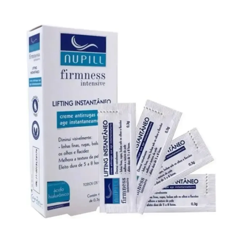 Detalhe da embalagem do Nupill Lifting Instantâneo