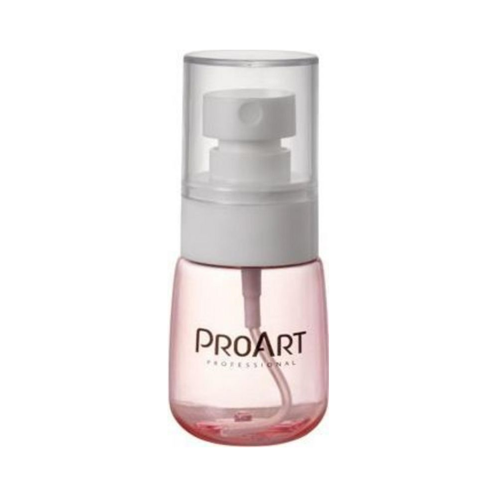 Frasco Spray ProArt Rosa 30ml com tampa encaixada em fundo branco
