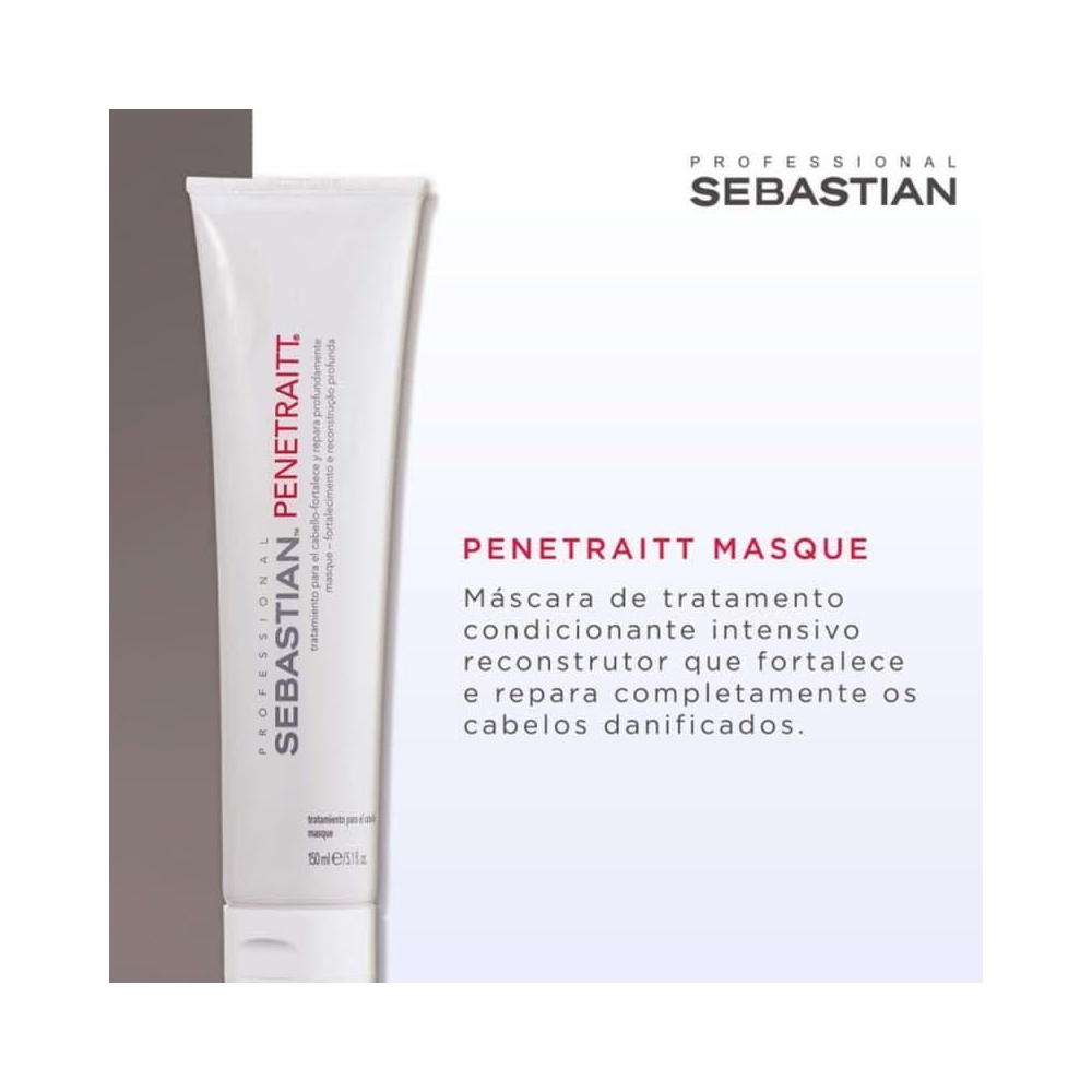 Máscara Penetraitt 150ml em destaque com descrição técnica