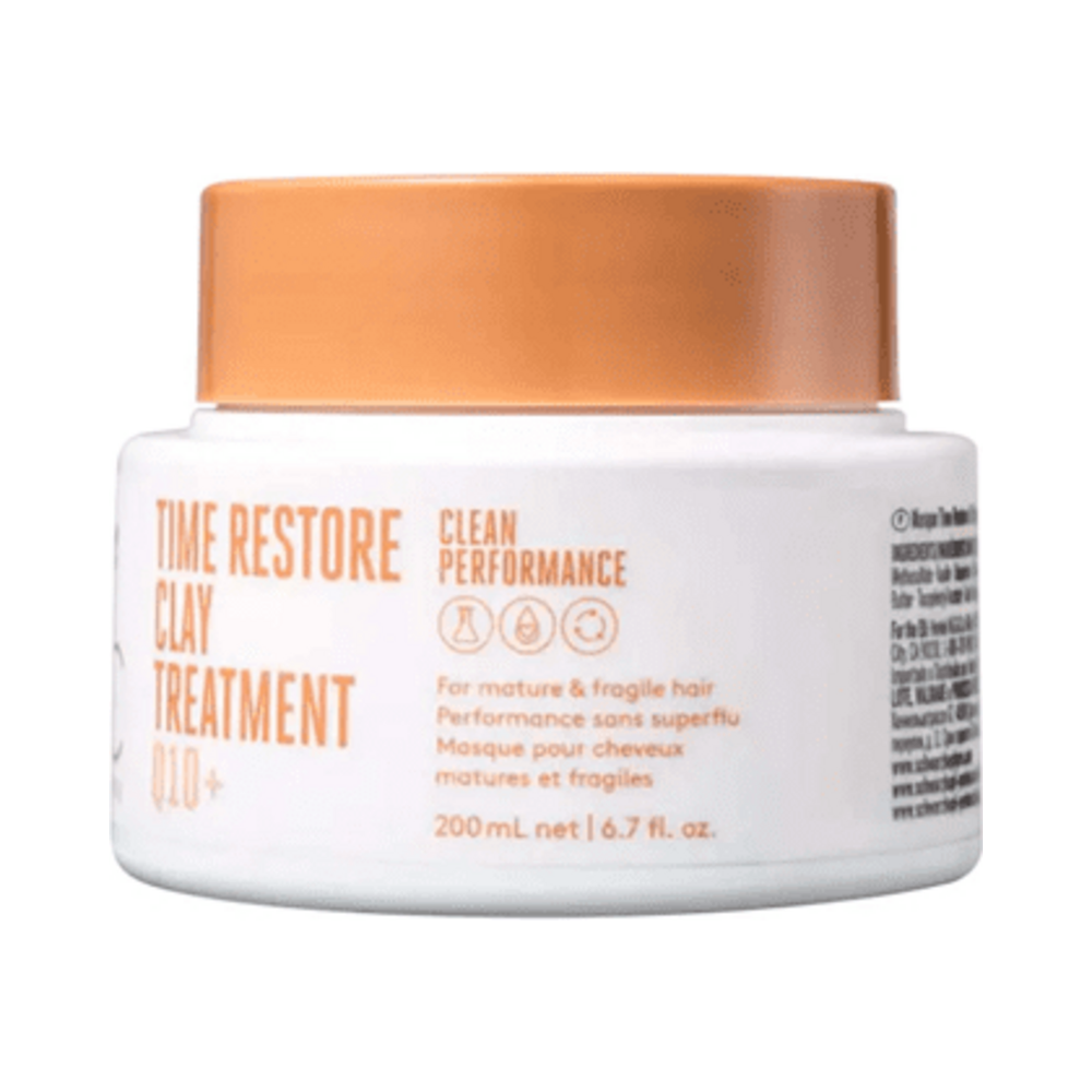 Pote lateral da Máscara Bonacure Time Restore mostrando rótulo e ícones