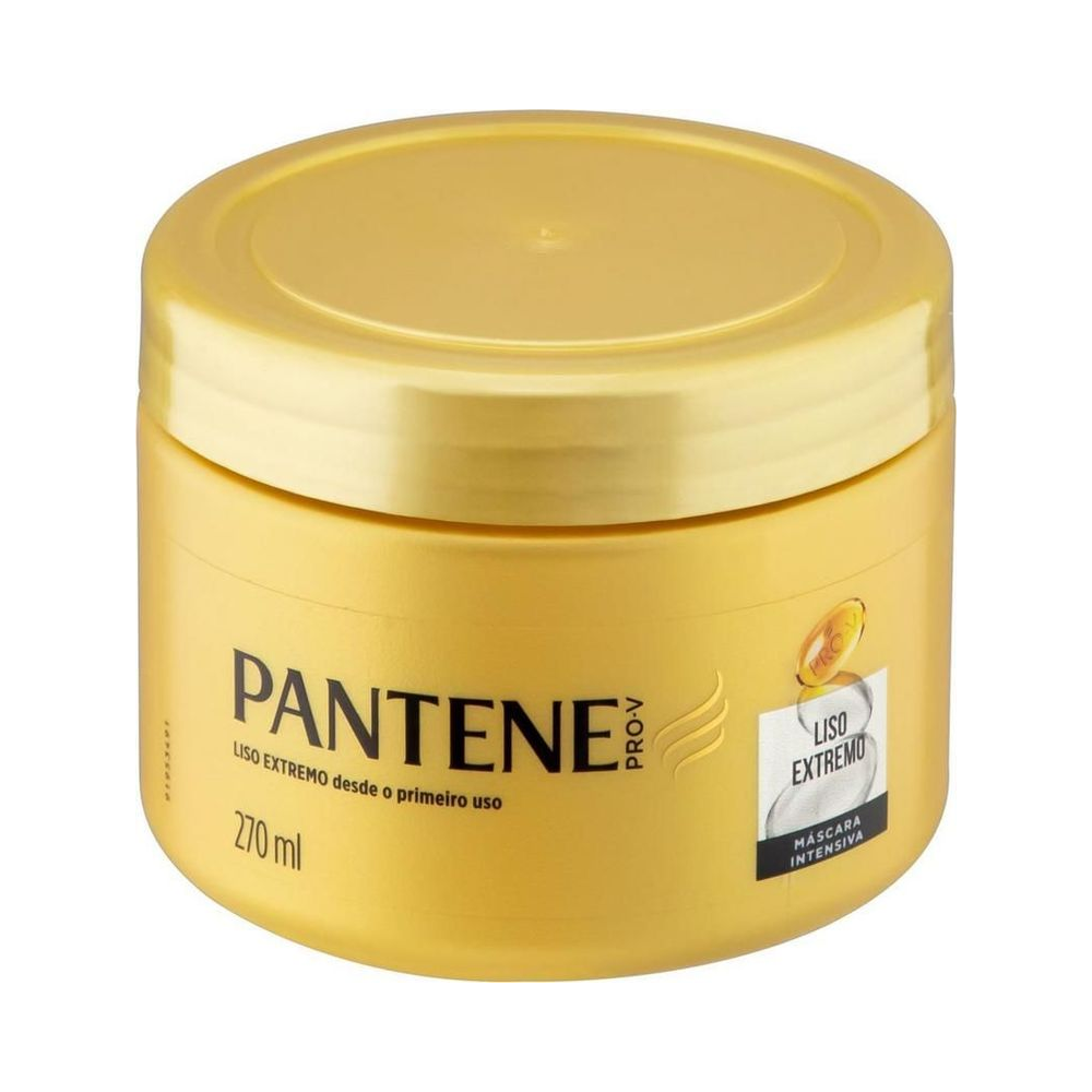 Máscara de Tratamento Pantene Liso Extremo 270ml - vista lateral