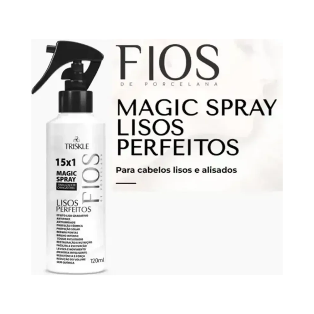 Imagem promocional Spray Triskle 120ml mostrando o frasco e benefícios